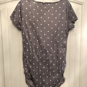 Super cute small maternity jersey blouse.